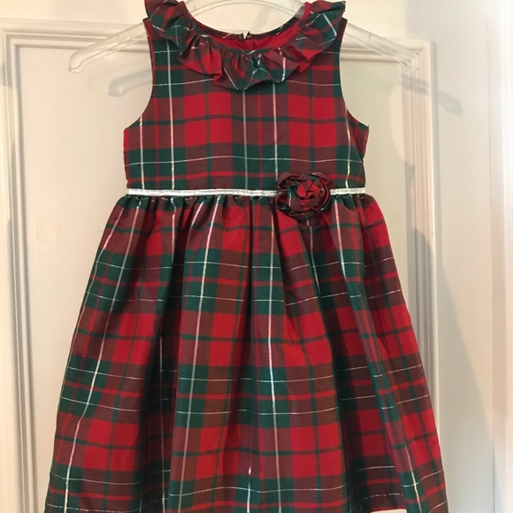 Laura Ashley Dresses Girls Laura Ashley Plaid Holiday Dress Sz 5
